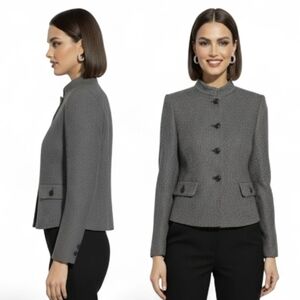 NWT Talbots Blazer Size 6 Gray Business